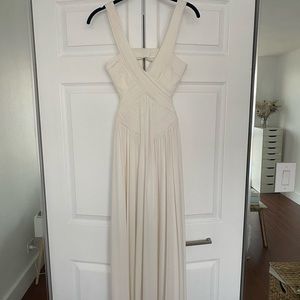 White new BCGB long dress